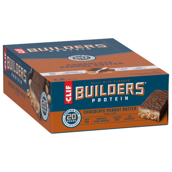 CLIF BUILDER'S - Protein Bar - Chocolate Peanut Butter - (2.4 Ounce Bar, 12 Count)