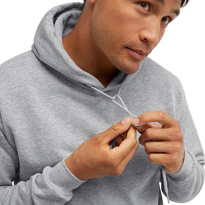 Hanes Men's Hoodie - EcoSmart Fleece Hooded Sweatshirt for Men & Women - Midweight Fleece - Big & Tall Available - Image 2