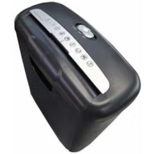 Paper Shredder for Home and Office, 6-Sheet Strip Cut, CD/Credit Card Shredder, 2.6 Gallon Wastebasket, Black